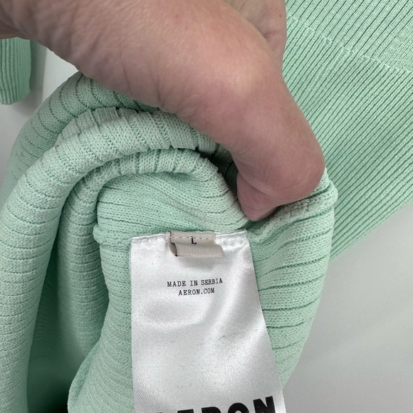 Areon Women's Mint Green Open-Back Lara Maxi Dress Size L - Picture 7 of 9